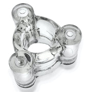 Oxballs - Buzz Squeeze - Vibrerende Ballstretcher - Transparant-laced-up.nl