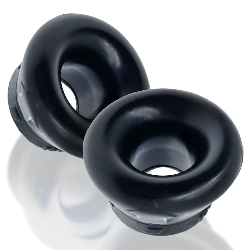 Oxballs - Clone Duo - 2 stuks - Ballstretcher - Zwart/Zwart-laced-up.nl