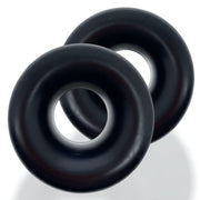 Oxballs - Clone Duo - 2 stuks - Ballstretcher - Zwart/Zwart-laced-up.nl