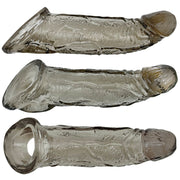 Oxballs - Coach - Penis Sleeve - Siliconen/TPR - Rookgrijs-Erotiekvoordeel.nl