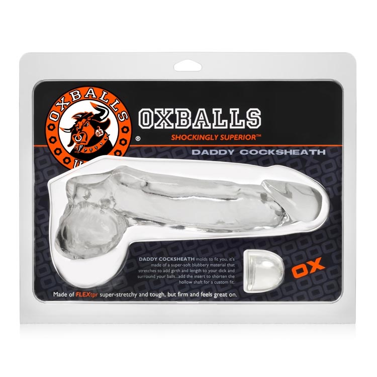 Oxballs - Daddy Penis Sleeve - Transparant-Laced-up.nl