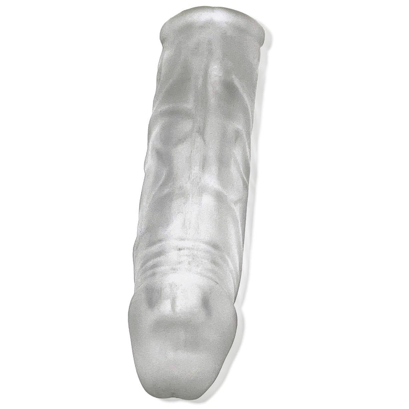 Oxballs - Dicker - Ultra-Slim Penis Sleeve - Clear Ice - Laced-up.nl