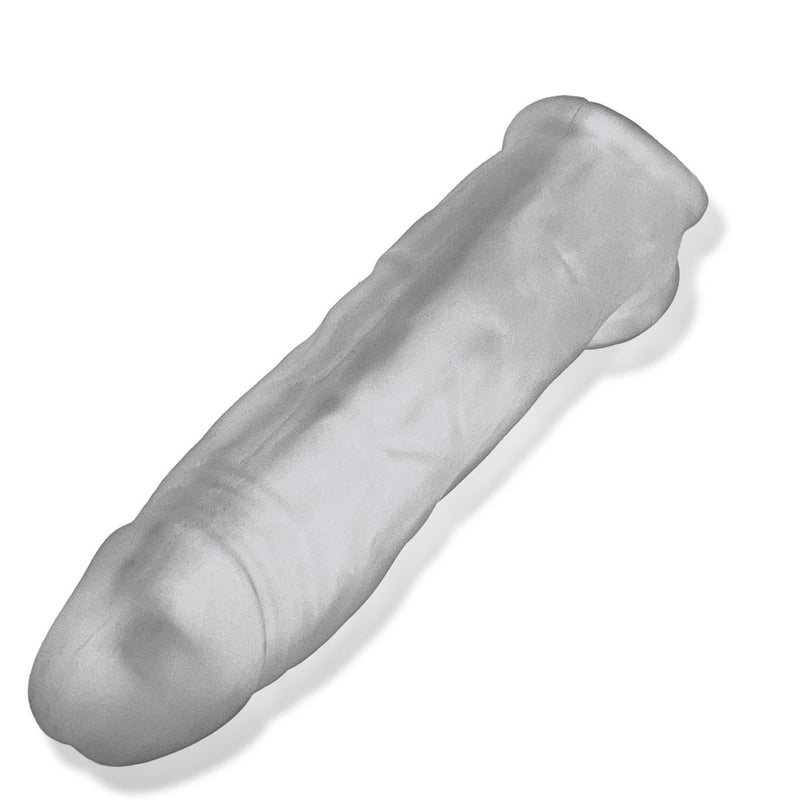 Oxballs - Dicker - Ultra-Slim Penis Sleeve - Clear Ice - Laced-up.nl