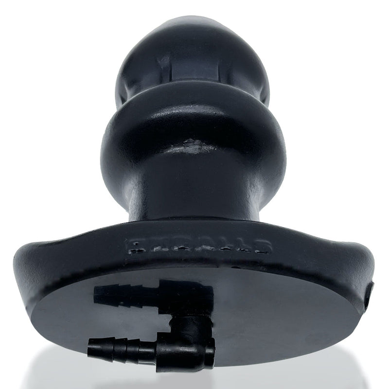 Oxballs - Drain-O Flow-Thru Buttplug - Zwart - Large-Laced-up.nl