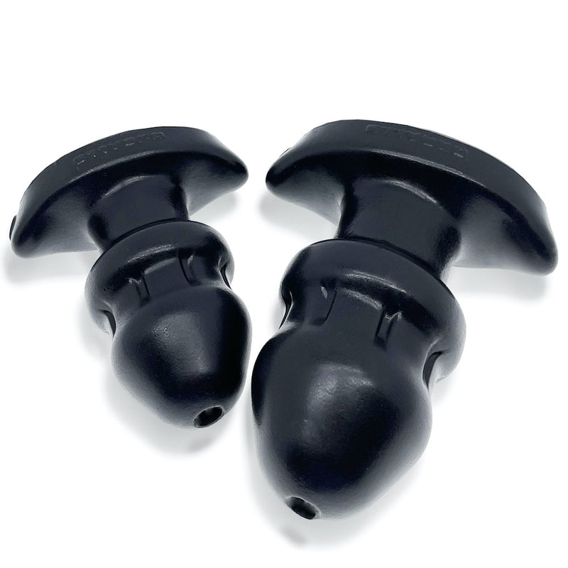 Oxballs - Drain-O Flow-Thru Buttplug - Zwart - Large-Laced-up.nl