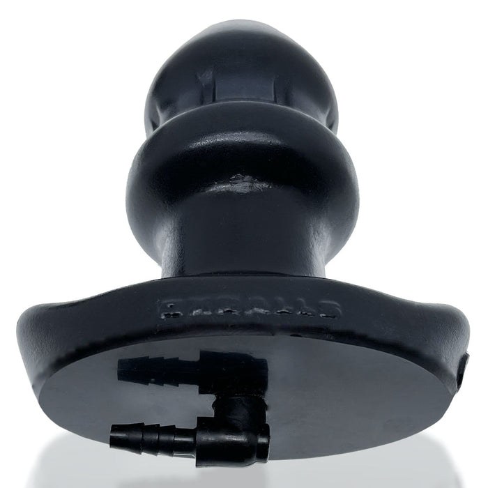 Oxballs - Drain-O Flow-Thru Buttplug - Zwart - Small-Laced-up.nl