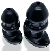 Oxballs - Drain-O Flow-Thru Buttplug - Zwart - Small-Laced-up.nl