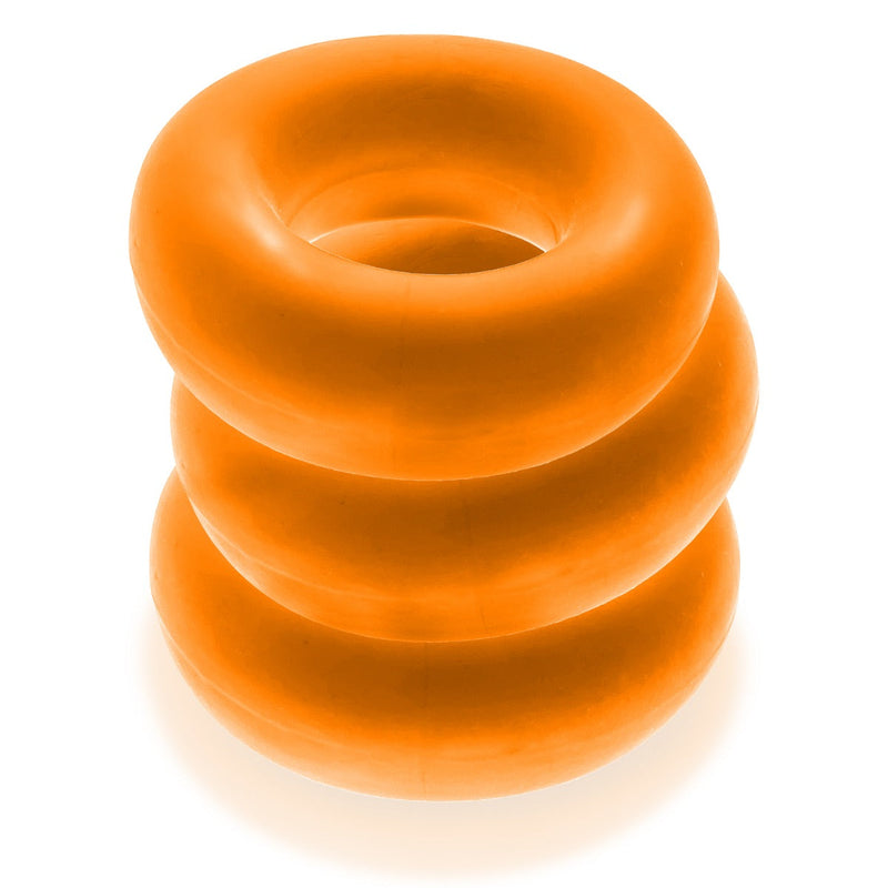 Oxballs - Fat Willy - Cockring - 3 stuks - Oranje-laced-up.nl