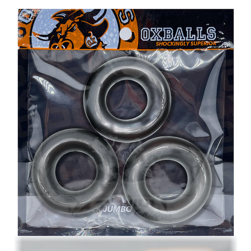 Oxballs - Fat Willy - Cockring - 3 stuks - Staal-Laced-up.nl