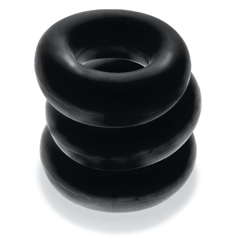 Oxballs - Fat Willy Cockring - 3 stuks - Zwart-Laced-up.nl