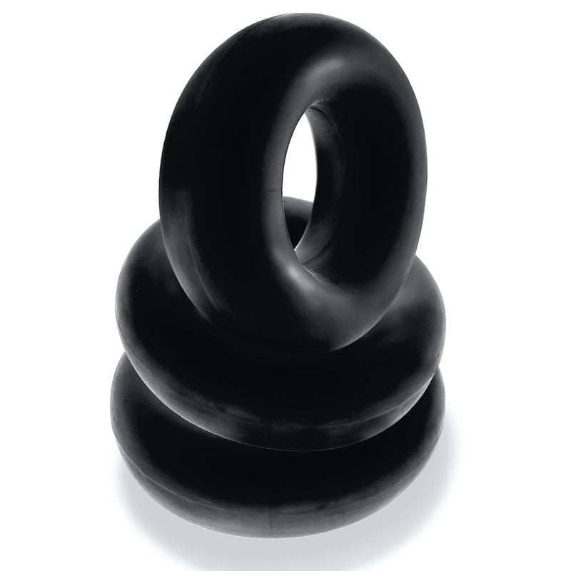 Oxballs - Fat Willy Cockring - 3 stuks - Zwart-Laced-up.nl