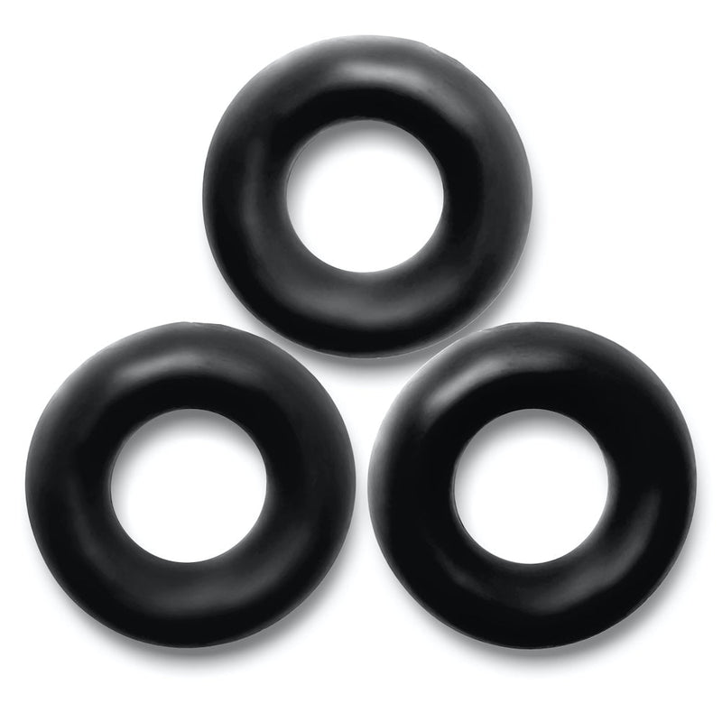 Oxballs - Fat Willy Cockring - 3 stuks - Zwart-Laced-up.nl