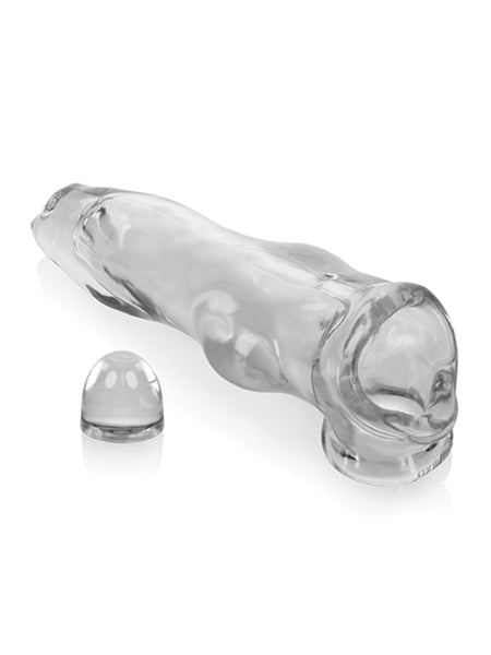 Oxballs - Fido - Penis Sleeve met Animal Knot - Rekbaar TPR - Transparant - Puppy Play-Laced-up.nl