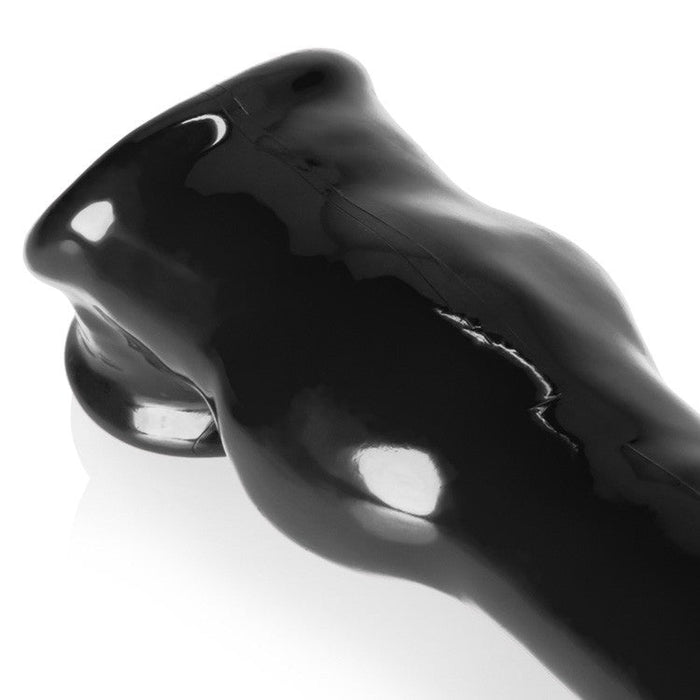 Oxballs - Fido - Penis Sleeve met Animal Knot - Rekbaar TPR - Zwart - Puppy Play-laced-up.nl