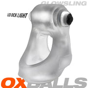 Oxballs - Glowsling - Cocksling met LED Lampje - Clear Ice-Erotiekvoordeel.nl