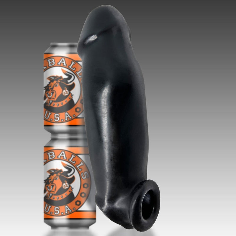 Oxballs - HULK Gargantic Penis Sleeve - Zwart-laced-up.nl