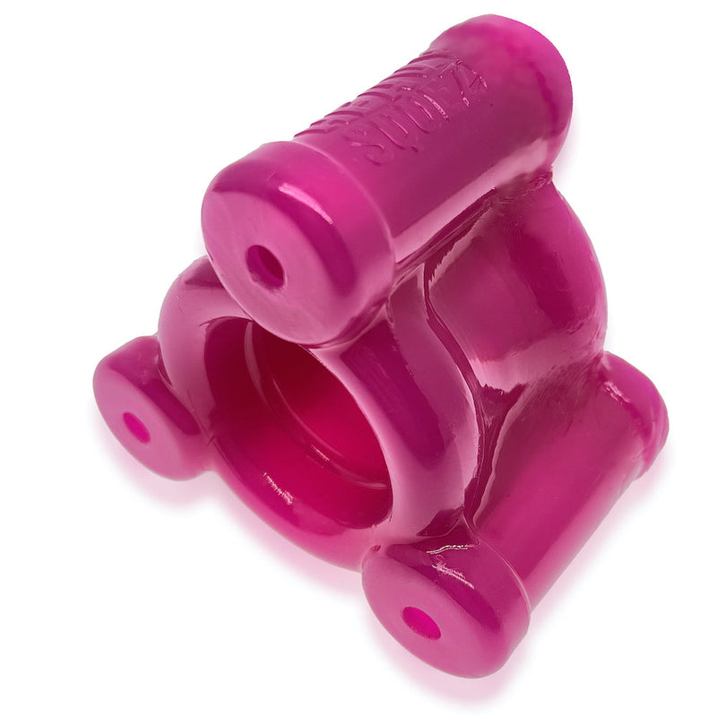 Oxballs - Heavy Squeeze - Ballstretcher met Gewicht - Hot Pink-laced-up.nl