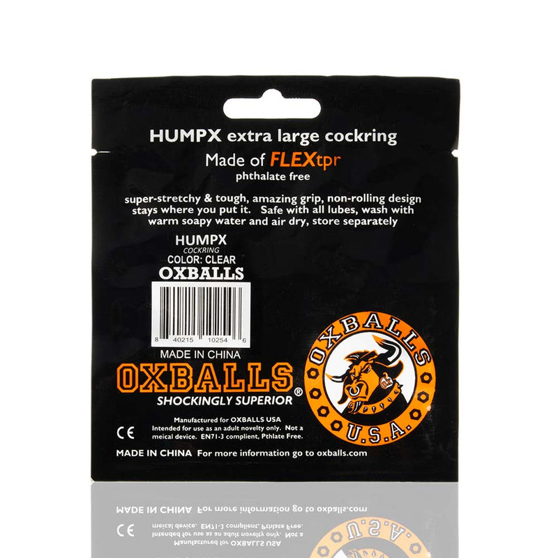 Oxballs - HumpX - Cockring - Transparant-laced-up.nl