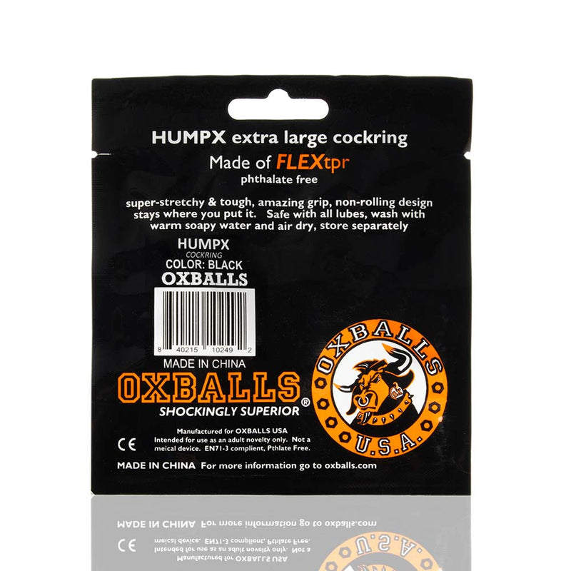 Oxballs - HumpX - Cockring - Zwart-laced-up.nl