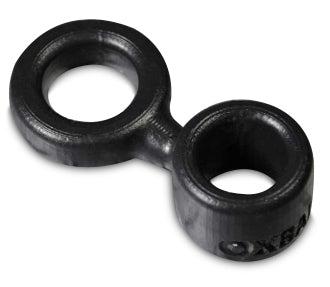 Oxballs - Low-Ball - Cockring met Ballstretcher - Zwart-Laced-up.nl
