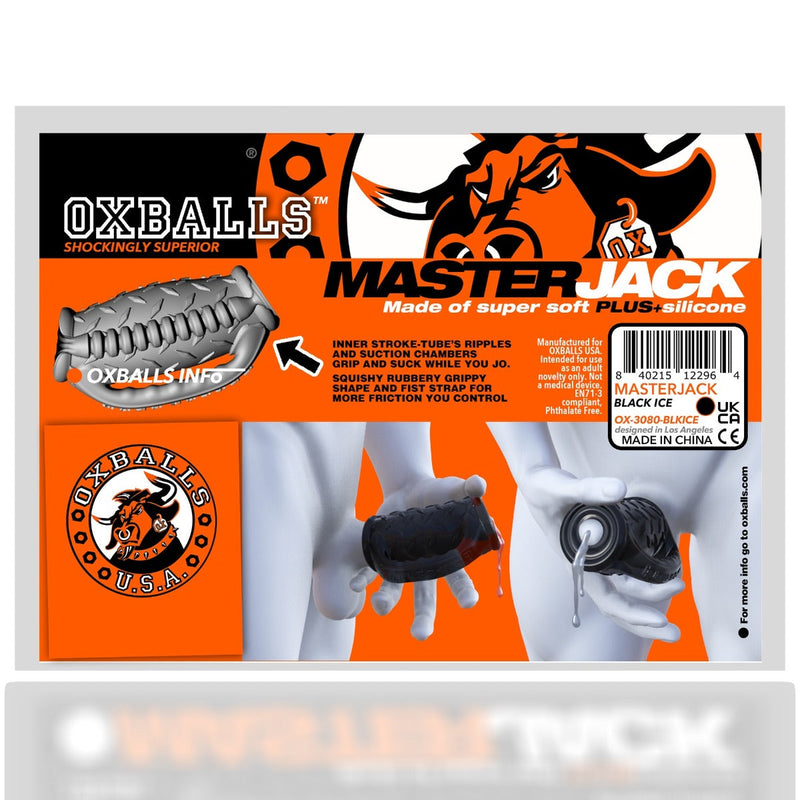 Oxballs Masterjack Stroker - Dubbelzijdig Siliconen - Blue Ice-Erotiekvoordeel.nl