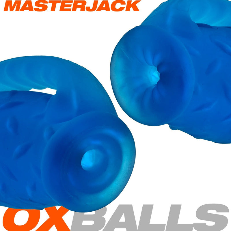 Oxballs Masterjack Stroker - Dubbelzijdig Siliconen - Blue Ice-Erotiekvoordeel.nl