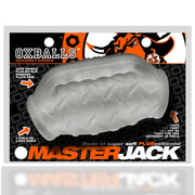 Oxballs Masterjack Stroker - Silicone double face - Clear Ice - Laced-up.nl