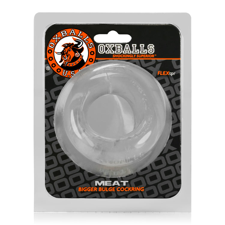 Oxballs - Meat - Bigger Bulge Cockring - Transparant-Laced-up.nl