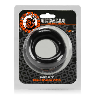 Oxballs - Meat - Bigger Bulge Cockring - Zwart-Laced-up.nl