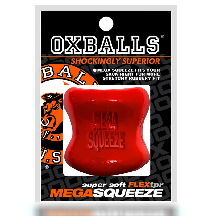 Oxballs - Mega Squeeze - Rekbare Ballstretcher - TPR - Rood-Laced-up.nl