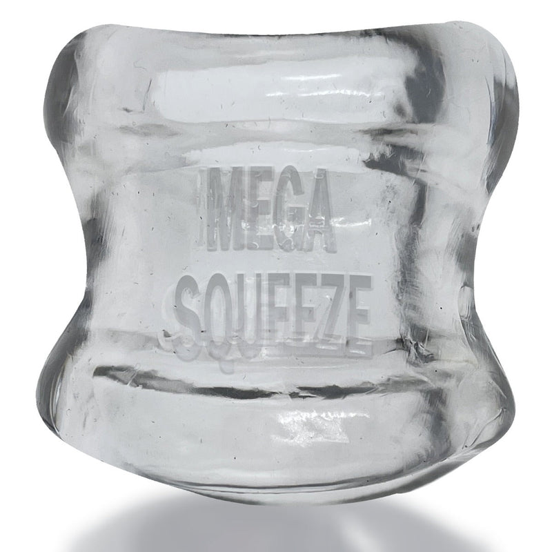 Oxballs - Mega Squeeze - Rekbare Ballstretcher - TPR - Transparant-Laced-up.nl
