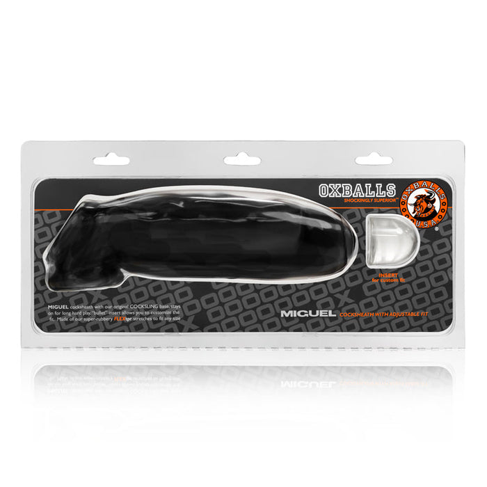 Oxballs - Miguel Penis Sleeve - Zwart-Laced-up.nl