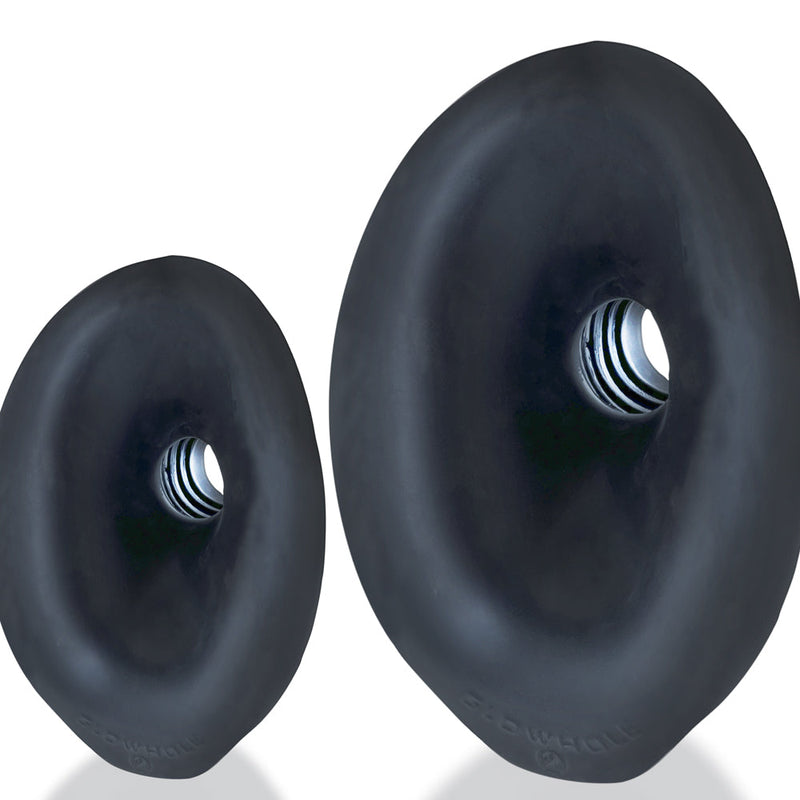 Oxballs - Morphhole-1 Gaper Plug - Maat S - Zwart Ice-Laced-up.nl