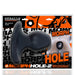 Oxballs - Morphhole-2 Gaper Plug - Maat L - Zwart Ice-Laced-up.nl