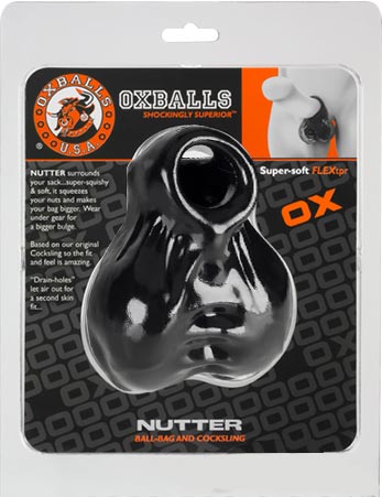 Oxballs - Nutter - Ball Sling - Zwart-Laced-up.nl