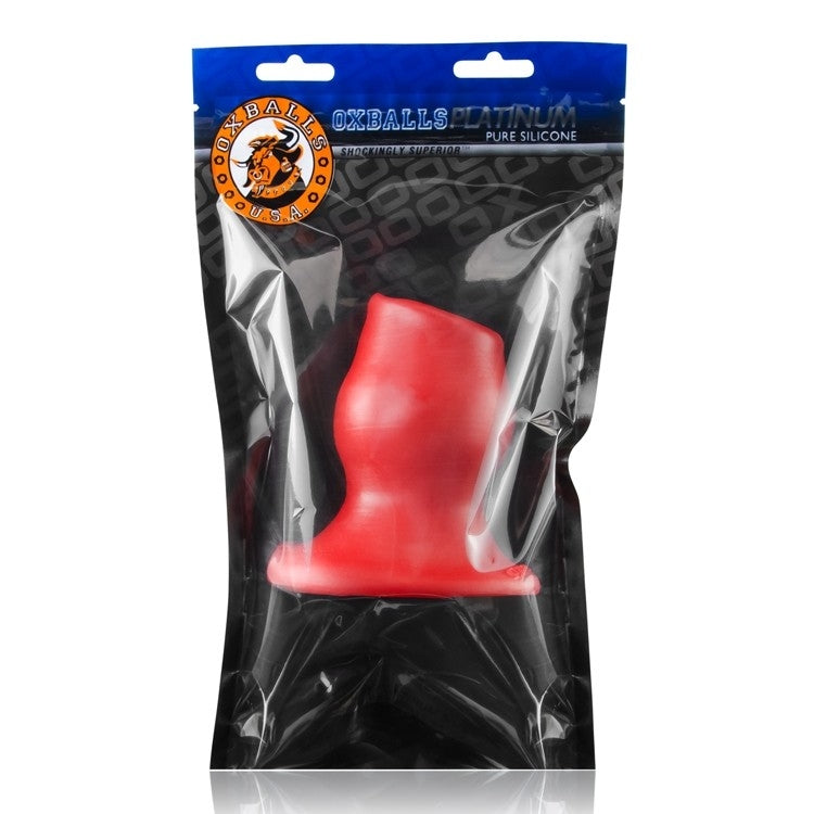 Oxballs - Pighole 2 - Holle Buttplug - Rood - Maat M-Laced-up.nl
