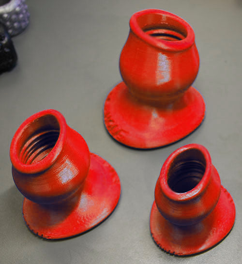 Oxballs - Pighole 3 - Holle Buttplug - Rood - Maat L-Laced-up.nl