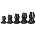 Oxballs - Pighole 4 - Holle Buttplug - Zwart - Maat XL-Laced-up.nl