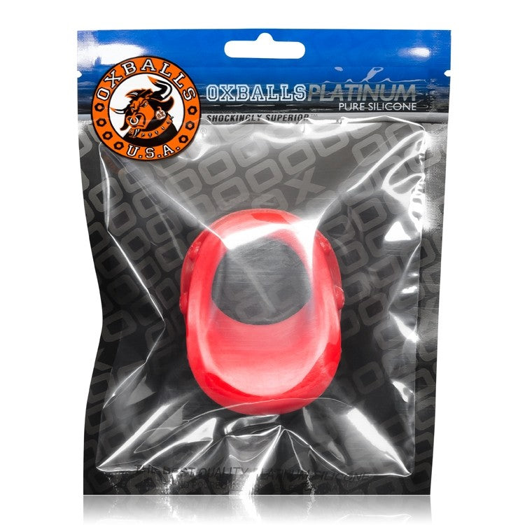 Oxballs - Plow Cockring - Rood-Laced-up.nl