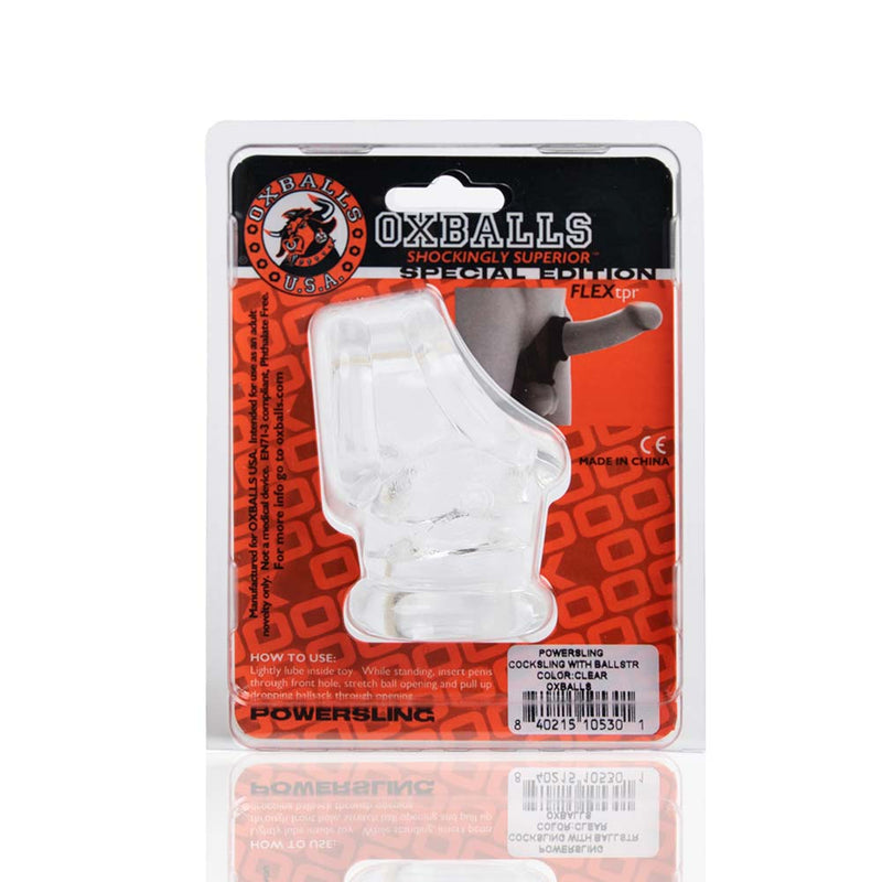 Oxballs - Powersling Cocksling - Transparant-Laced-up.nl