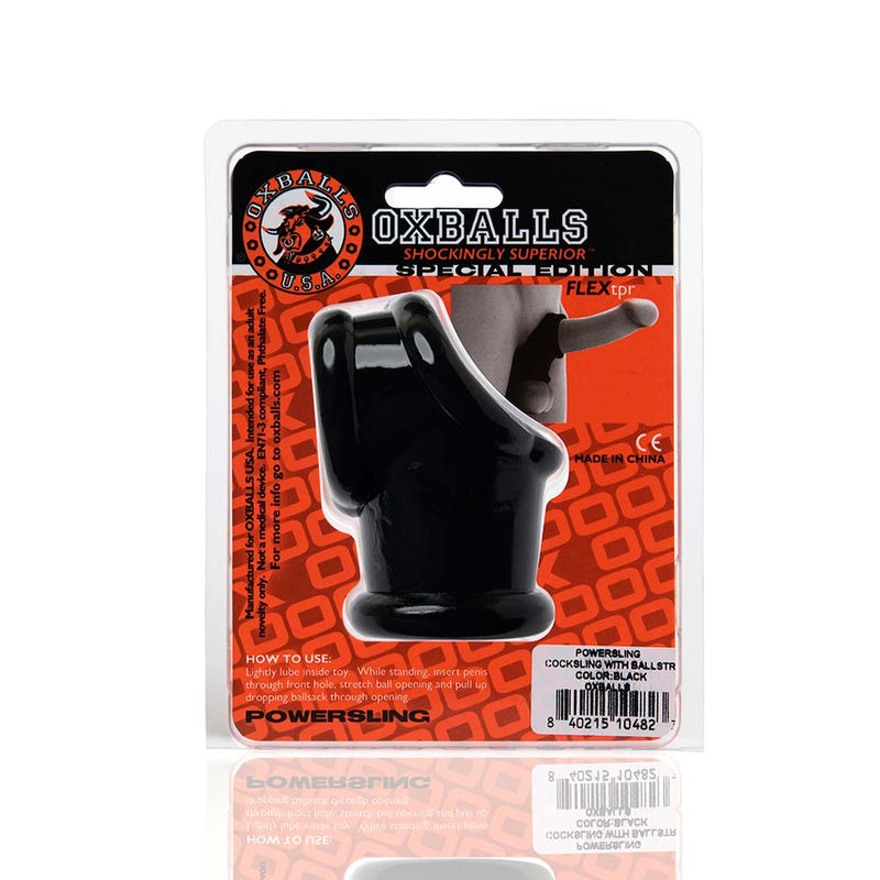 Oxballs - Powersling Cocksling - Schwarz - Laced-up.nl