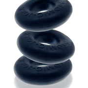 Oxballs - Ringer - Cockring - 3 stuks - Night Edition - Mat Zwart-Erotiekvoordeel.nl
