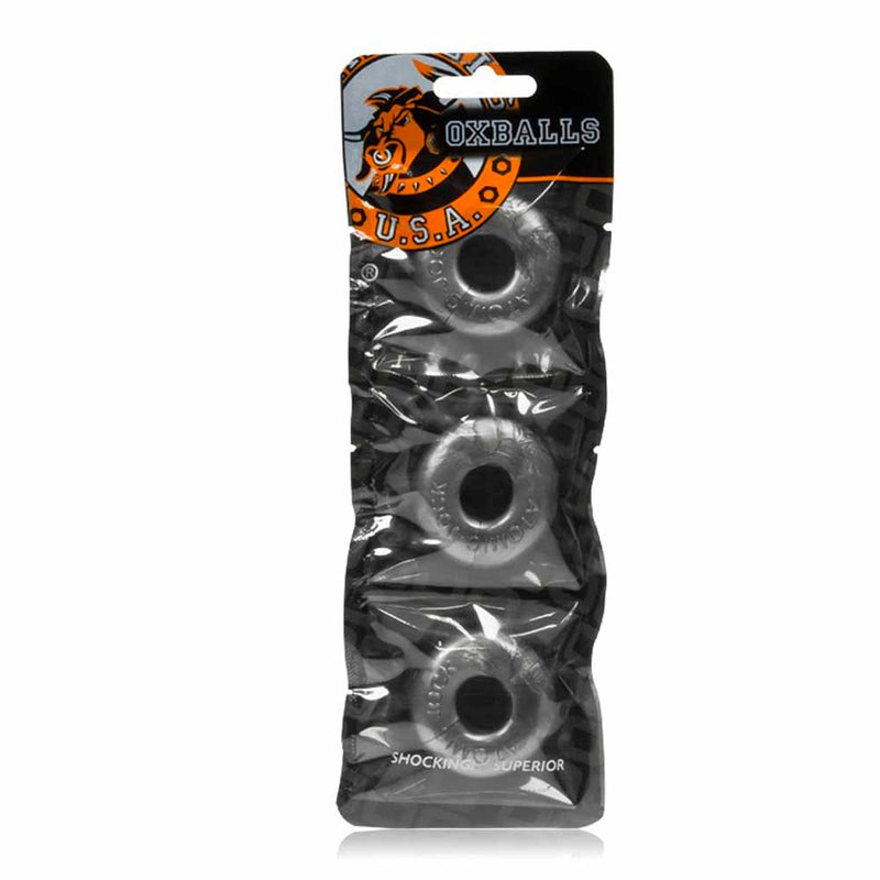 Oxballs - Ringer - Cockring - 3 stuks - Staal-Laced-up.nl