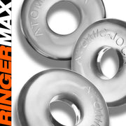 Oxballs - Ringer MAX - Cock ring - 3 pieces - Clear - Laced-up.nl
