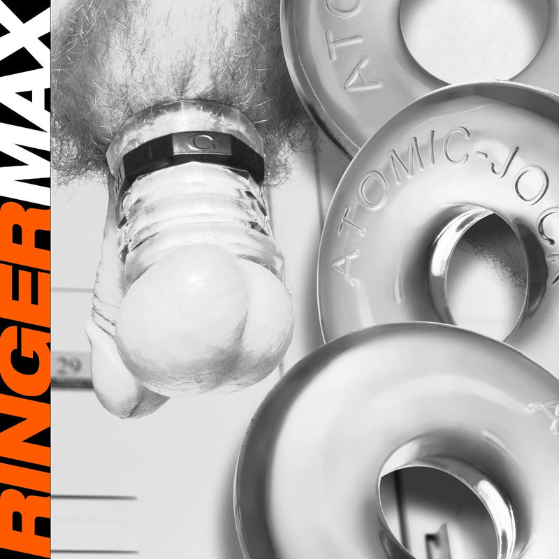 Oxballs - Ringer MAX - Cock ring - 3 pieces - Clear - Laced-up.nl