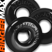 Oxballs - Ringer MAX - Anneau pénien - Lot de 3 - Transparent/Métallisé/Orange-Laced-up.nl