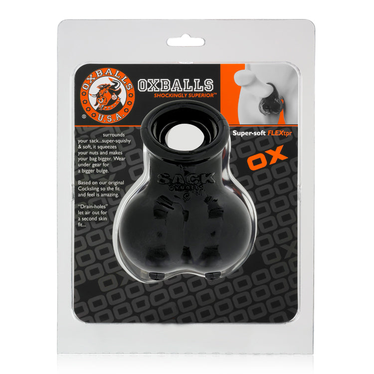 Oxballs - Sacksling 2 - Support pour testicules avec anneau pénien - Transparent - Laced-up.nl