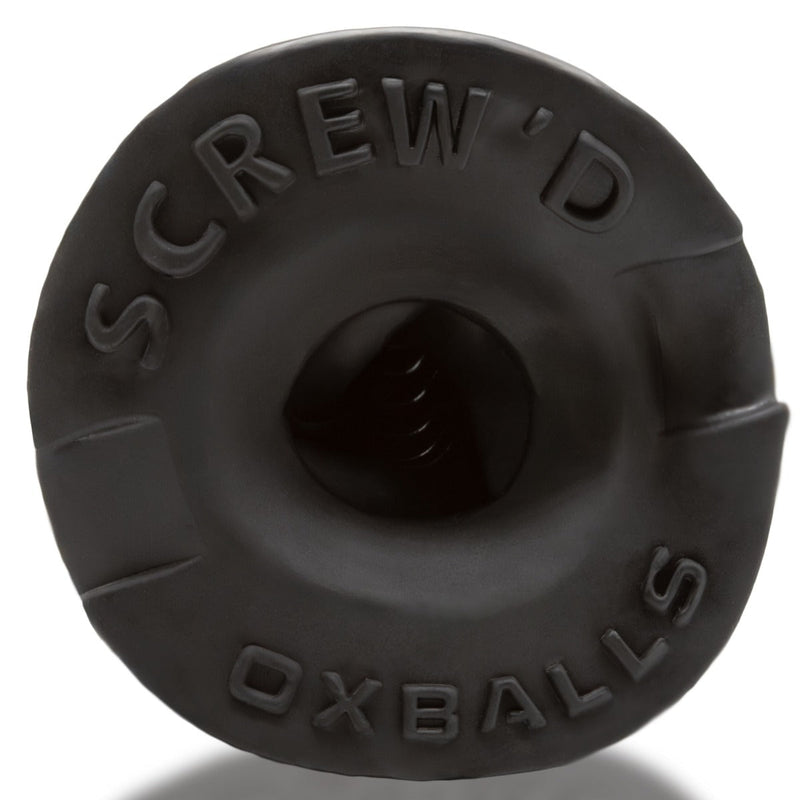 Oxballs - Screwdhole - Manchon pénétrable - Édition Night - Silicone/TPR - Noir - Laced-up.nl