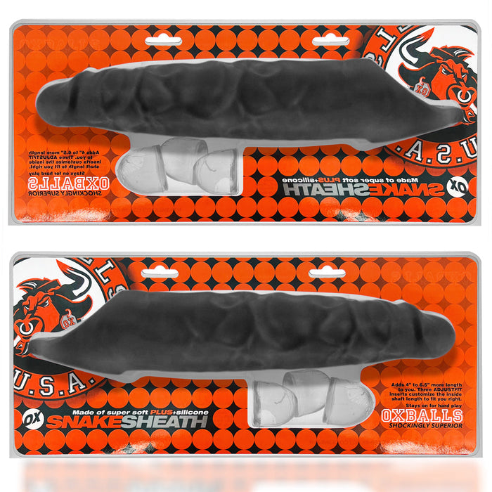 Oxballs - Snake Deep-Reacher - Penis Sleeve - Zwart Ice-Laced-up.nl