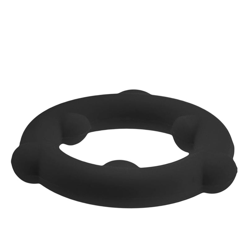 Oxballs - Spinner - Siliconen Cockring - Zwart-Erotiekvoordeel.nl